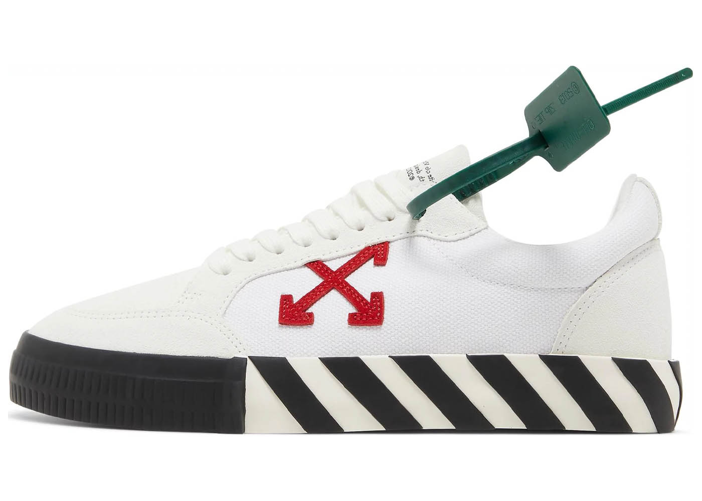 Off-White Vulc Low White Red Black SS22 | DROPJUST.COM