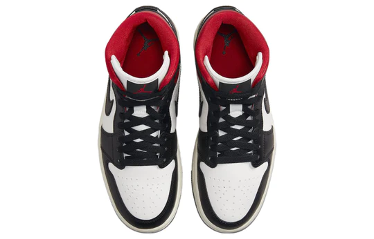 Air Jordan 1 Mid Gym Red Panda (W) | DROPJUST.COM