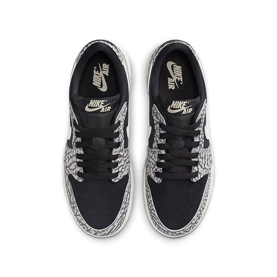 Air Jordan 1 Retro Low OG Black Cement (GS) | DROPJUST.COM